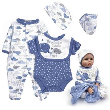 Imagem de Conjunto de Roupas para Boneca Reborn - Pedolltree Little Elephant