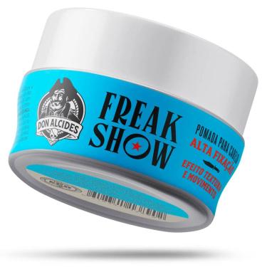 Imagem de Pomada Fiber Cream Alta Fixação Textura e Movimento Freak Show 40g Don Alcides