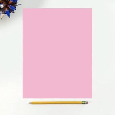 Imagem de Papel de cópia colorido, 9 kg, 21 x 28, 500 folhas por resma (rosa)