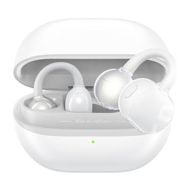 Imagem de SoundPEATS POP Clip Open Ear Fones de Ouvido Sem Fio, Controle por Botão, Conforto Leve, 30H de Reprodução, IPX5, Bluetooth 5.4, Áudio Imersivo para Esportes, Corrida e Trabalho
