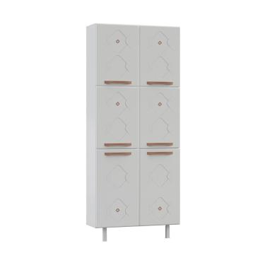 Imagem de Paneleiro Duplo De Aço 80cm Regina Cr6131 Branco