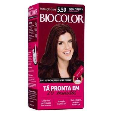 Imagem de Tinta de Cabelo Biocolor Mini Kit Acaju Púrpura 5.59