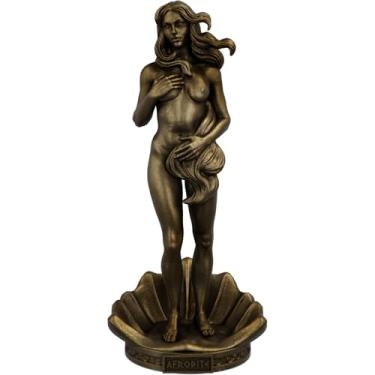 Imagem de Estátua Afrodite - Nascimento de Vênus - Deusa do Amor (Cor Ouro Velho)
