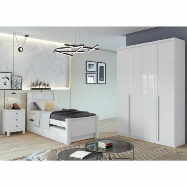 Imagem de Quarto Solteiro Completo Alonzo Bicama Athenas/Cômoda Maggiore - Móvei