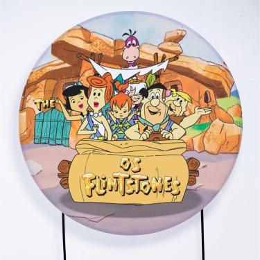 Imagem de Painel Decorativo para Festa 1,50x1,50 metros Vesti Fácil com Elástico Flintstones - Fera Print