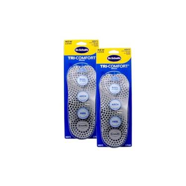 Imagem de Palmilhas Dr. Scholls Tri-Comfort masculinas (tamanho 8-12) pacote com 2
