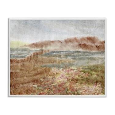 Imagem de Stupell Industries Vast Earthy Desert View White Framed Giclee Art, design por Nikita Jariwala, 76 x 61 cm