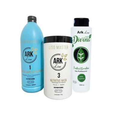 Imagem de Kit Sempre Divina 1 L Orgânica S/ Formol Melhor Alisamento - Ark Line 