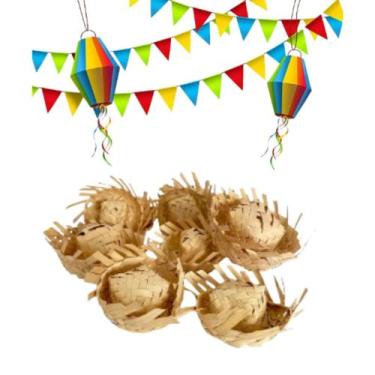 Imagem de Mini Chapéu De Palha Kit C/ 150 Unidades - Importado
