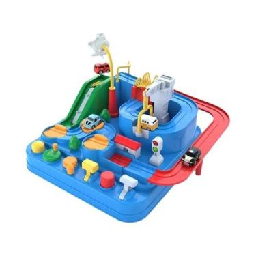 Imagem de Trem de Brinquedo Interativo com Pista de Corrida - Modelo de Ferrovia