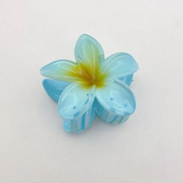 Imagem de Grampo De Cabelo De Flor Transparente Coreano , Clipe De Garra Frangip