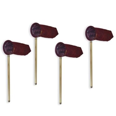 Imagem de Kit Com 4 Salvas Para Coleta De Dízimos E Ofertas Vinho