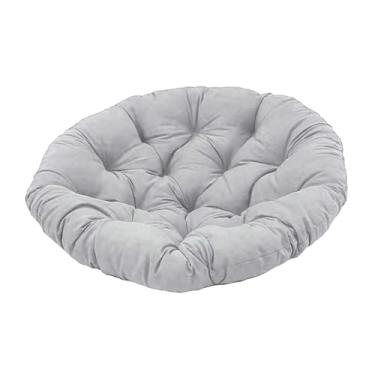 Imagem de Generic Almofada para cadeira de balanço, almofada multifuncional para assento de cadeira de rede, para assento de escritório para quarto, ambiente interno e, Cinza Claro