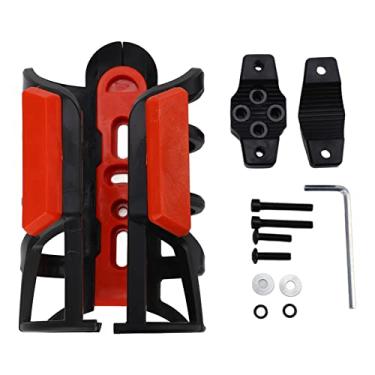 Imagem de Suporte de lata de bebida ABS para motocicleta – Suporte de copo resistente, estável e durável para bicicletas, bicicletas elétricas e motocicletas (laranja)