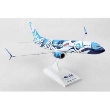 Imagem de Daron SkyMarks Alaska 737-800 1/130 Salmon People (SKR1136)
