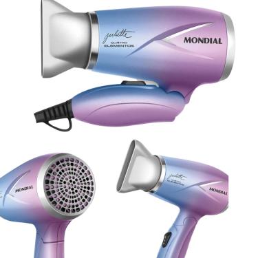 Imagem de Secador de Cabelo Profissional Dobrável Potência de 1200W  Resultados Impecáveis em Menos Tempo