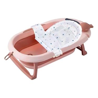 Imagem de Banheira Portátil Dobravél Com Rede De Segurança Ergônomica