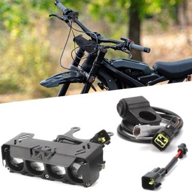 Imagem de Alpha Rider Kit de faróis de LED para Sur-Ron Segway X260 Talaria MX3/MX4 com interruptor fácil Plug and Play 54W 8000LM farol dianteiro/baixo