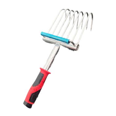 Imagem de Ｂｅｓｇａ Ferramenta de jardinagem, ancinho de mão, garra pequena, leve, pequena, para cultivo, capina, escavação, ferramenta de jardinagem para trabalho no