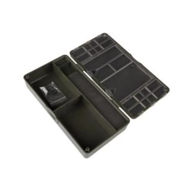 Imagem de YIJU Caixa de equipamentos de pesca Caixa de pesca com divisórias Recipientes de armazenamento portáteis Estojo para gabaritos Anzóis Água doce Água, C with 10 Pins