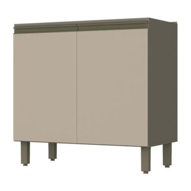 Imagem de Balcão 2 Portas 80cm sem Tampo Connect - Móveis Henn Duna/Cristal