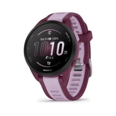 Imagem de Relógio Smartwatch e Monitor Cardíaco de Pulso e GPS Garmin Forerunner 165 Music - Lilás-Feminino