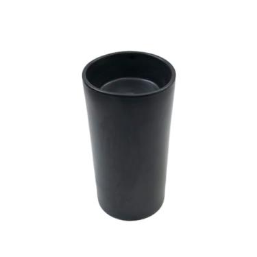 Imagem de Cuba de Piso Sem Válvula para Banheiro Cerâmica 45cm Espinélio Pingoo.casa - Preto