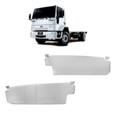 Imagem de Par Quebra Sol Cinza Claro com Bolsa Ford Cargo Médio - Pesado (Eletrô