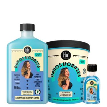 Imagem de KIT LOLA CSM DANOS VORAZES SH 250ML+MÁSC 450G+ ÓLEO 50ML