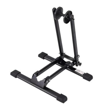 Imagem de menolana Suporte de chão para bicicleta com rodas de 24'' a 27,5'', suporte para armazenamento de bicicletas em garagem doméstica, com para