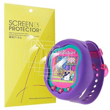 Imagem de Lamshaw Película protetora de tela compatível com Tamagotchi Uni, cobertura total, película transparente de TPU compatível com Tamagotchi Uni 2023 (pacote com 6)