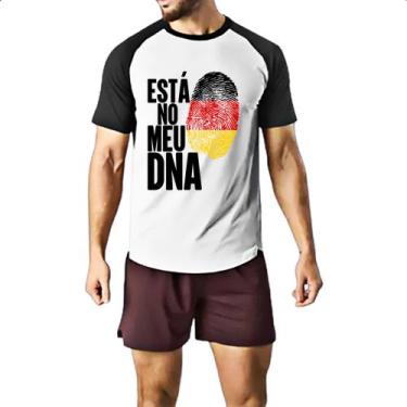 Imagem de Camiseta Raglan Esta no meu DNA Alemanha - Alearts, EG