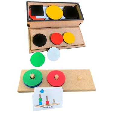 Imagem de Kit TESTE TOKEN + TORRE LONDRES (com folhas de aplicação) 2 Brinquedos Educativos