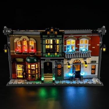 Imagem de MENZAVA LED Light Set Compatible with Lego Sherlock Holmes: Book Nook Icons 10351 Building Blocks Model - Model Set NOT Included