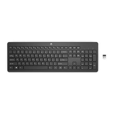Imagem de Teclado sem Fio HP 230 - com Dongle USB Wireless, Digitação Silenciosa e Precisa, Design Elegante, Até 16 Meses de Bateria, Layout BR, Preto (3L1E7AA)