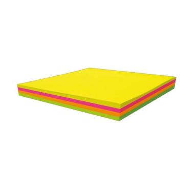 Imagem de Bloco Adesivo Tili Notes 76x76mm 100 folhas 4 Cores Neon - Tilibra, Ún