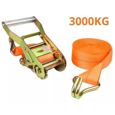Imagem de Catraca Com Cinta De Amarração Carga 3Ton 9Mts Com Gancho J