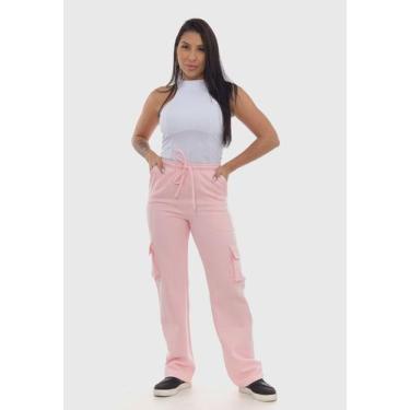 Imagem de Calça Feminina em Moletom 7926 Quartzo Rosa - macaw, Quartzorosa, G