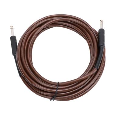 Imagem de Zhjvihx Cabo de Guitarra Elétrico, Redução de Ruído Coaxial de Guitarra de Compatibilidade de Transferência de Sinal Estável de Ampla Compatibilidade para o Teclado do Amplificador de Graves (6m /