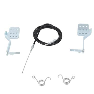 Imagem de Vá Kart Pedal Com Cabo do Acelerador, Kit de Pedais de Freio de Aço Durável para o Foguete de Estrada de de, Azusa Fun Kart, Carter Go Kart