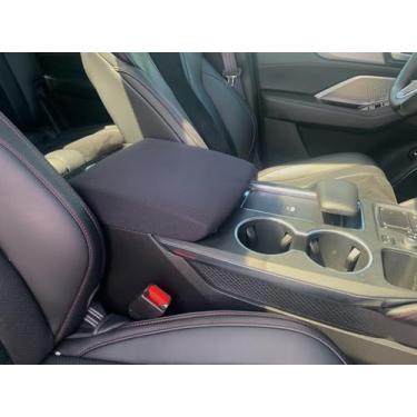 Imagem de Auto Console Covers - Capa de console central premium para Acura MDX 2021-2025 Protetor de apoio de braço de neoprene macio à prova d'água (preta)