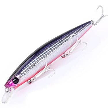 Imagem de Ultra Long Casting 135S Saltwater Sinking Minnow 135 mm 26,4 g Tungaten Isca de pesca de robalo duro