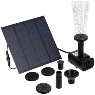 Imagem de Fonte de Água Solar Chafariz Lagos Jardim Pássaros Jato Alto