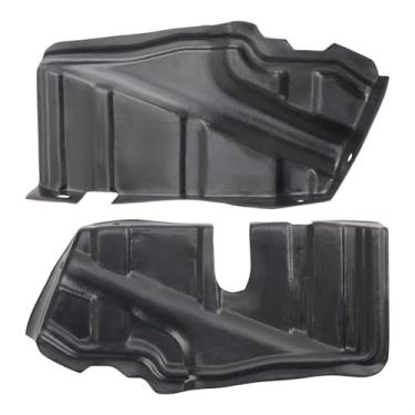 Imagem de TRQ Protetor contra respingos do motor e lado do lado do passageiro HY1228117 HY1228118 Compatível com Hyundai Elantra 2007-2010 Kia Forte Forte Koup 2010-2013