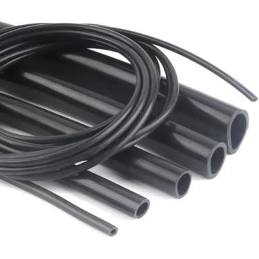 Imagem de 1/3 / 5m Lot Id 1~30mm Blac Tubo De Silicone Flexível Bomba De Ar De Aquário Mangueira De Borracha Macia Resistente Ao Calor Tubo De Bronzeamento De Combustív, Black Hose Id 20mm X Od 24mm, 1meter