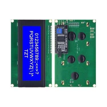 Imagem de Módulo LCD Azul Verde 20x4 Com Interface I2C Para Arduino HD44780 Disp
