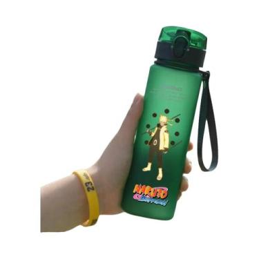 Imagem de Copo De Água Portátil De Grande Capacidade Com Tampa Flip-top Do Anime