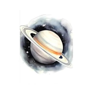 Imagem de Arte De Parede Para Quarto Infantil Com Tema De Astronauta, Espaçonave