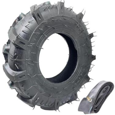 Imagem de Pneu 4.00x8 Motocultivador Branco Toyama Buffalo Husqvarna TF338 TF545