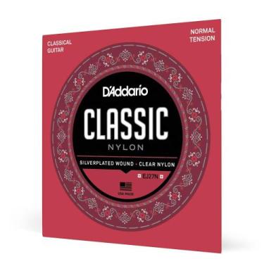Imagem de Encordoamento Para Violão Nailon Transparente D'Addario Student Nylon 